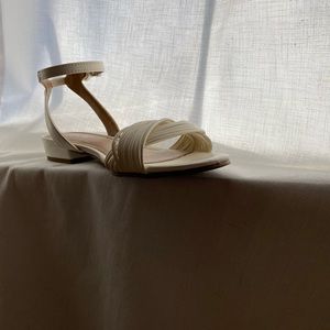 White sandals